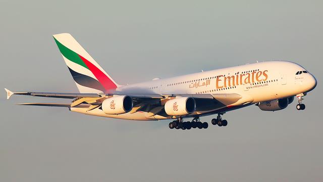 A6-EVP:Airbus A380-800:Emirates Airline
